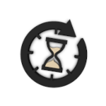 Icon of an hourglass with downward arrows representing reduced cycle time through turnkey engineering solutions.