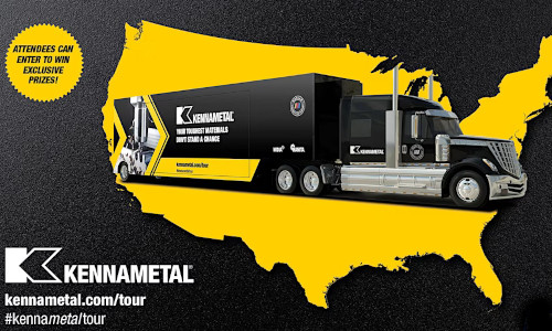 Kennametal metal cutting tour semi-truck.